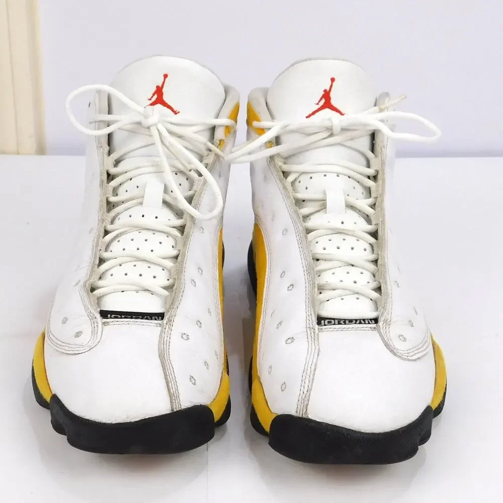 Nike Air Jordan 13 Retro Del Sol White Yellow Red Black Size 10 414571-167